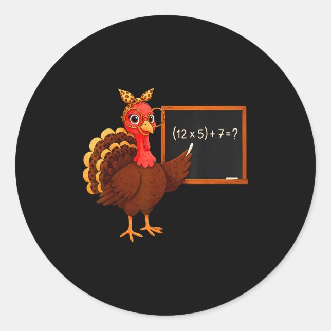 Sticker Rond I Survived 67 Days Of School Six Seven 90s Turkey  (Devant)
