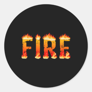 Sticker Rond Ice et feu Costume d'Halloween Couples Famille