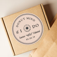 Icône de beignet Faveur de mariage Donut Mind If I