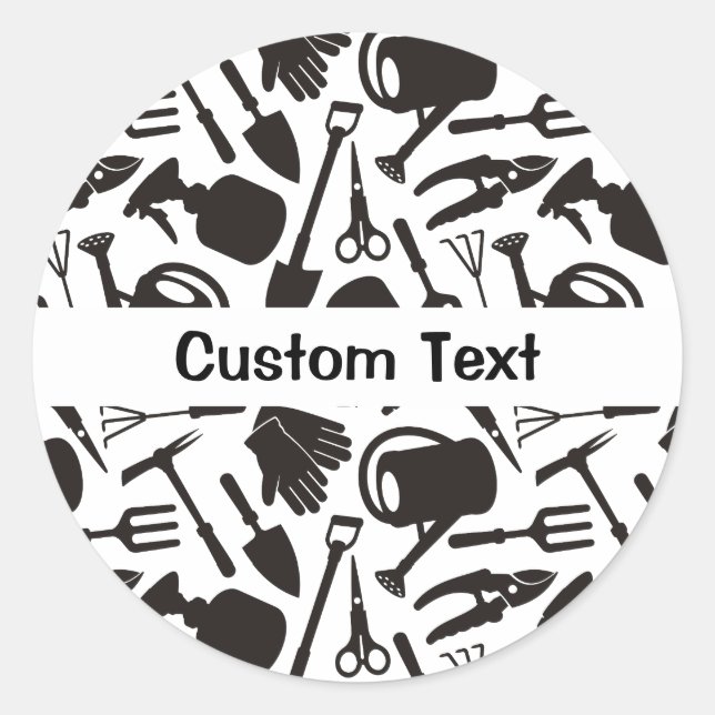 Sticker Rond Icons Silhouettes (Devant)