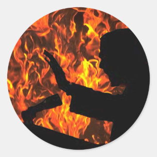 Sticker Rond If_There_Was_A_Hell_by_SrVnDaNK