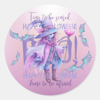 Sticker Rond Il est temps d'avoir peur Il est temps d'avoir peu