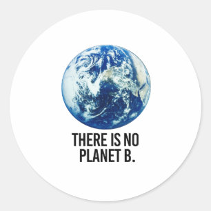 Sticker Rond Il n'y a pas de planète B