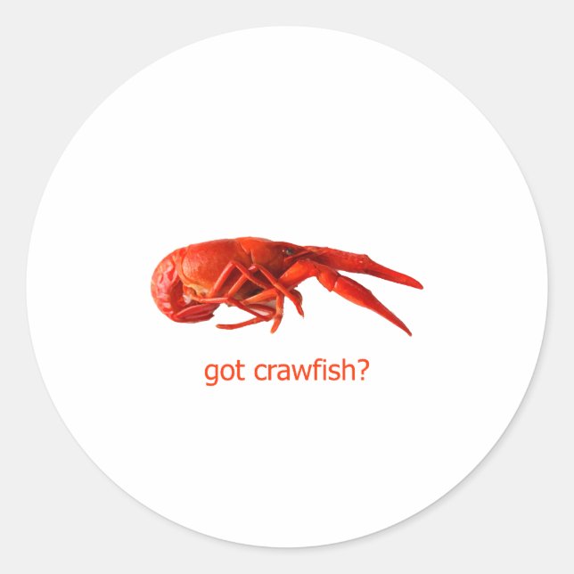 Sticker Rond "Il y a du poisson-chat ?" Logo (Devant)