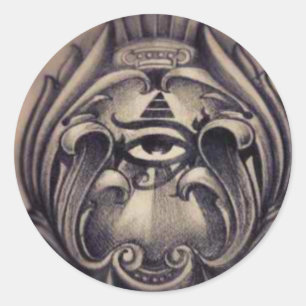 Sticker Rond illuminati