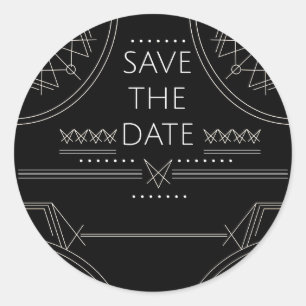 Sticker Rond illuminati enregistrer la date