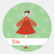 illusima Ballet Fée Noël Snowflakes Vert