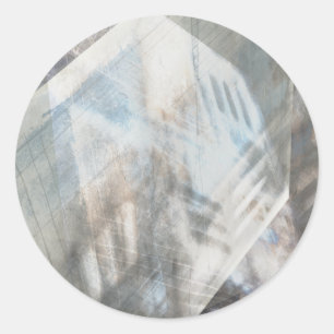 Sticker Rond Illusion à facettes IV