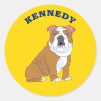 Illustration de Bouledogue Anglais Personnalisée
