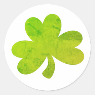 Sticker Rond Illustration de la partie de peinture irlandaise s