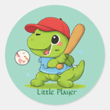 Illustration de sport de dinosaure T-Rex de baseba