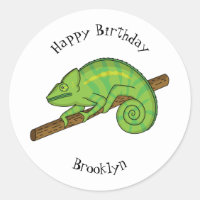 Illustration du caméléon de la parson