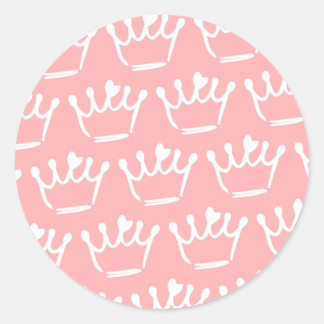 Sticker Rond Illustrations Tiara (Devant)