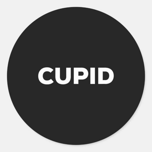 Sticker Rond Im Cud Valentines Day  (Devant)