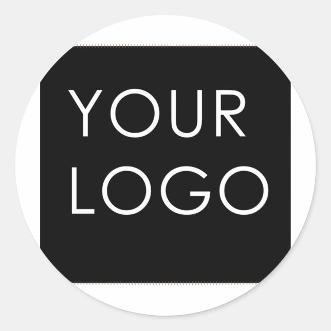 Sticker Rond Image du logo de l'entreprise professionnelle mode (Devant)