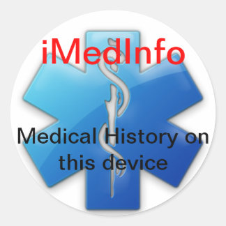 Sticker rond iMedInfo