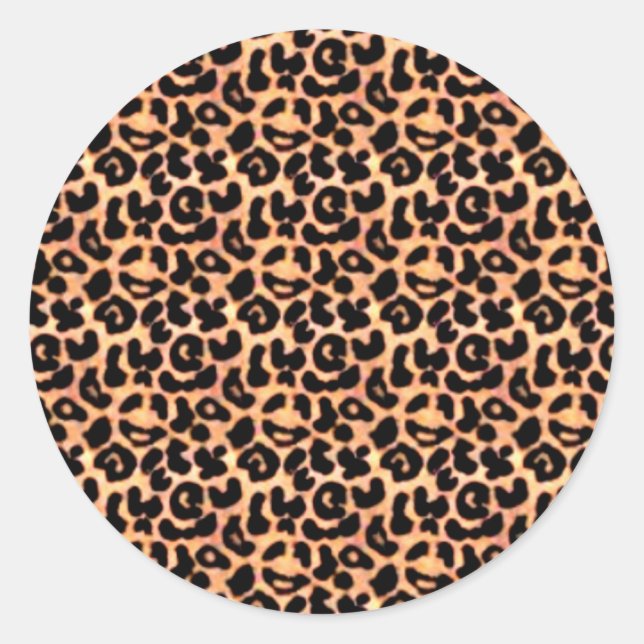 Sticker Rond Impression du haut-parleur, Poster de animal (Devant)