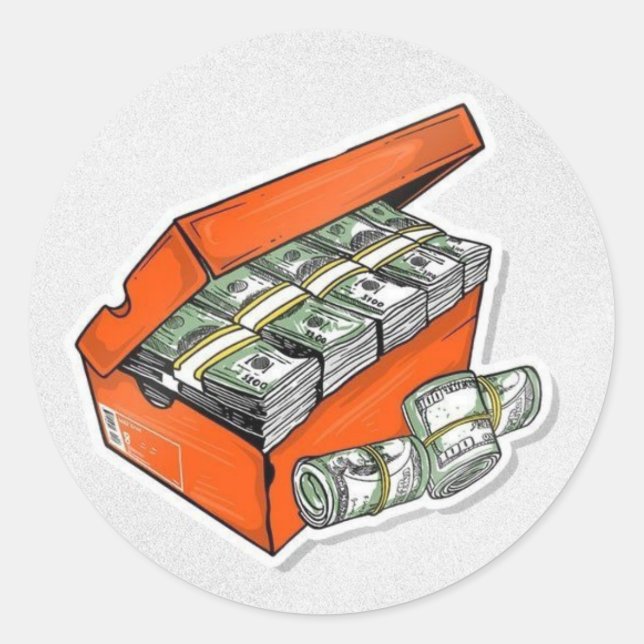 Sticker Rond Imprimé (Devant)