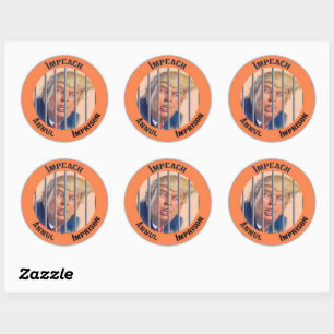 Sticker Rond Imputer, annuler, emprisonner