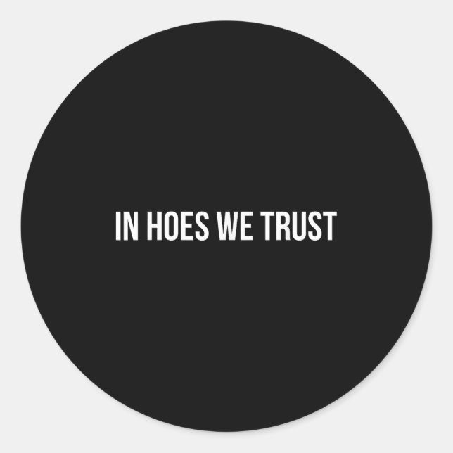 Sticker Rond In Cute Ss Cute Sss We Trust Funny Quote  (Devant)