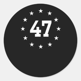Sticker Rond Inauguration 1 de Trump
