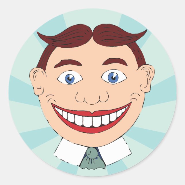 Sticker Rond incliné (Devant)