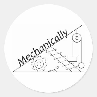 Sticker Rond Incliné mécaniquement