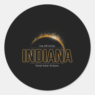 Sticker Rond Indiana America Avril 2024 Parcours De Totalité So