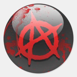 Sticker Rond Indicateur anarchique