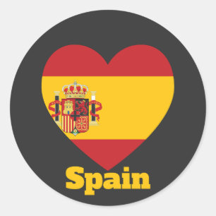 Sticker Rond Indicateur cardiaque en Espagne