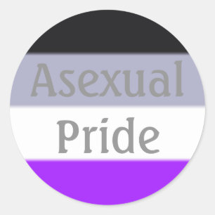 Sticker Rond Indicateur de la fierté sexuelle (texte)