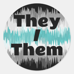 Sticker Rond Indicateur Pronoun Libramasculine Pride personnali