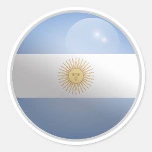 Sticker Rond Indicateur rond argentin