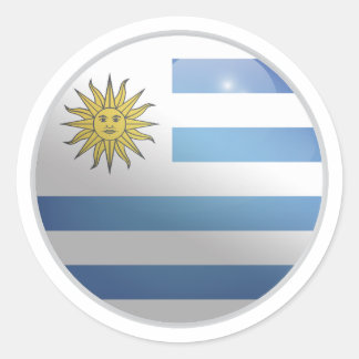 Sticker Rond Indicateur rond Uruguay
