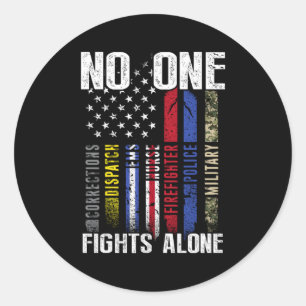 Sticker Rond Indicateur Us Premier répondeur