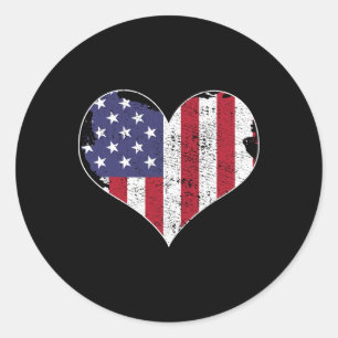 Sticker Rond Indicateur Usa