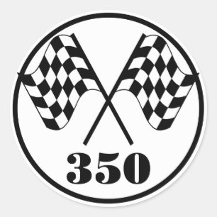 Sticker Rond Indicateurs À damiers
