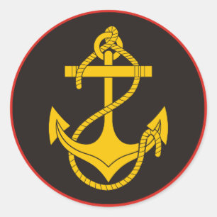 Sticker Rond Infanterie navale russe (Marines)