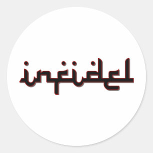 Sticker Rond infidel