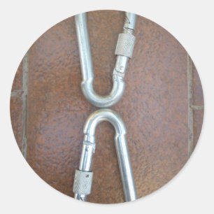 Sticker Rond Infini argent