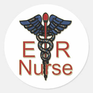 Sticker Rond infirmière