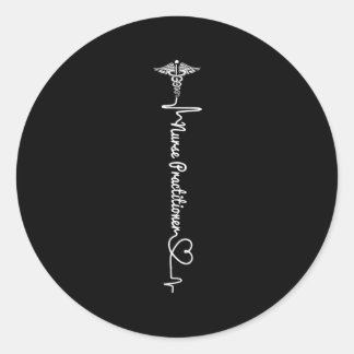 Sticker Rond Infirmière 365 Np Infirmière Praticien