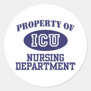 Sticker Rond Infirmière ICU
