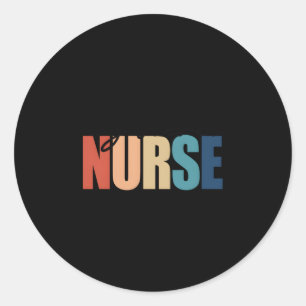 Sticker Rond Infirmière inscrite Infirmière Rn Infirmière