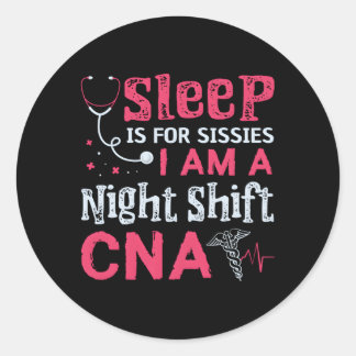 Sticker Rond Infirmière Médicale adjointe certifiée Cna