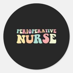 Sticker Rond Infirmière Périop Infirmière Périopérative Infirmi