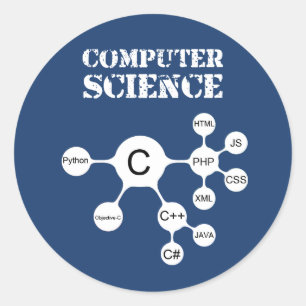 Sticker Rond Informatique