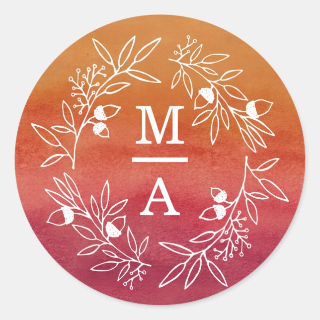 Sticker Rond Initiales des directions des parties d'engagement  (Devant)