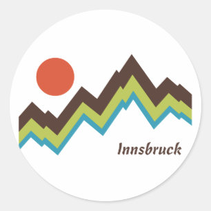 Sticker Rond Innsbruck Autriche