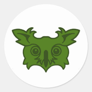 Sticker Rond Insigne de la population du comté d'Owlsherst